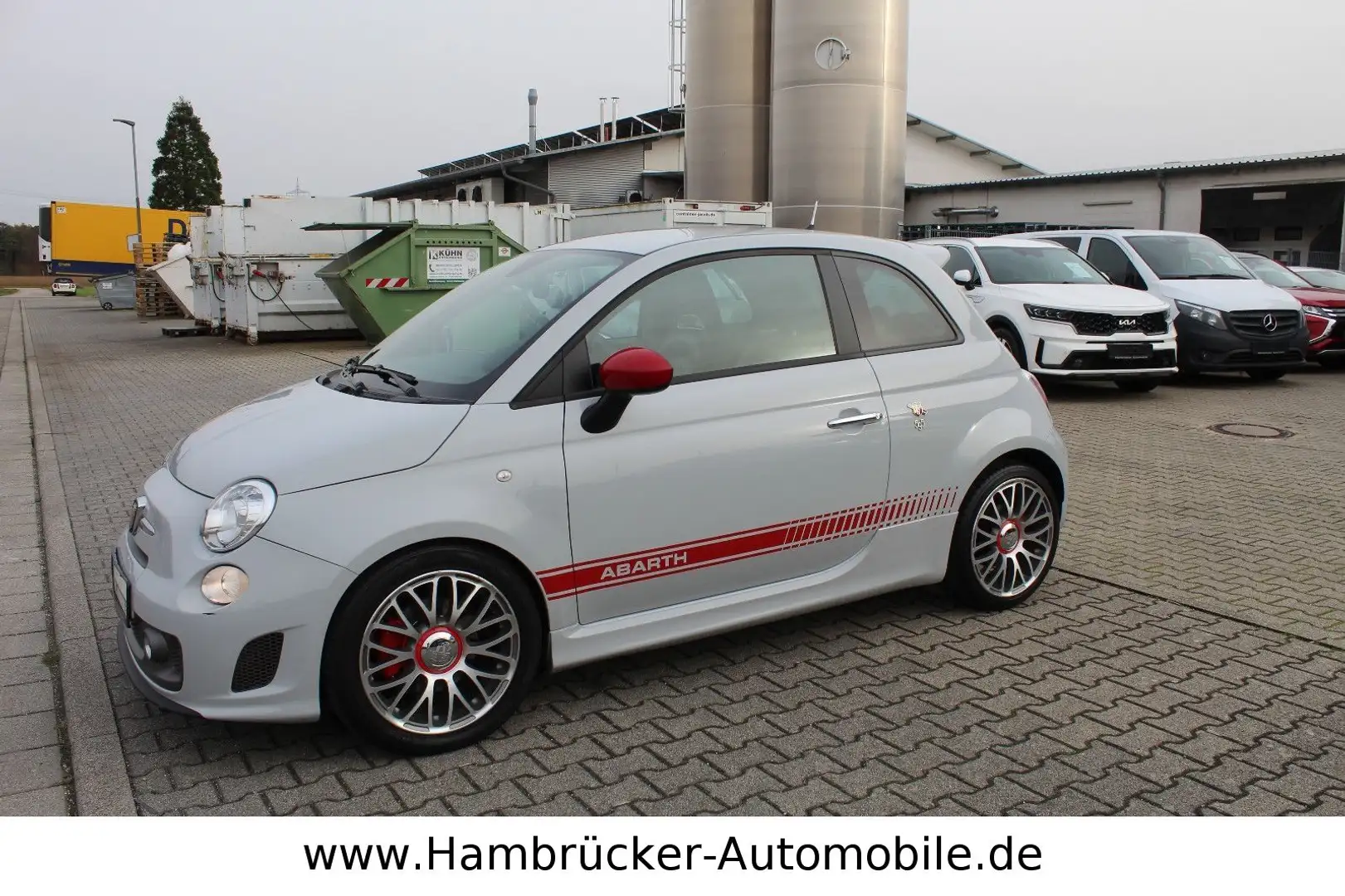 Fiat 500 Abarth 595 Turismo~2.Hand~Leder~Xenon~Scheckheft Grau - 1