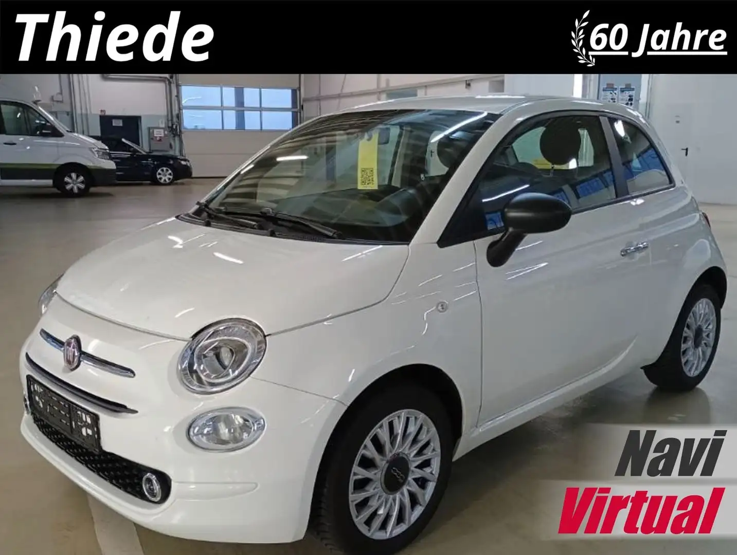 Fiat 500 1.0 GSE HYBRID DOLCEVITA NAVI/LED/PDC/DAB+ Blanc - 1
