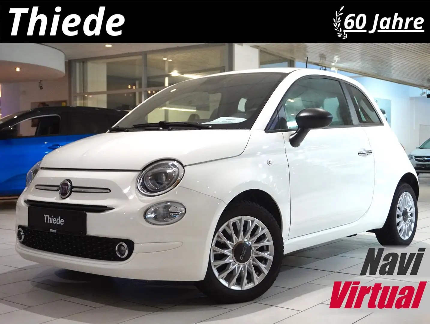 Fiat 500 1.0 GSE HYBRID DOLCEVITA NAVI/LED/PDC/DAB+ Weiß - 1