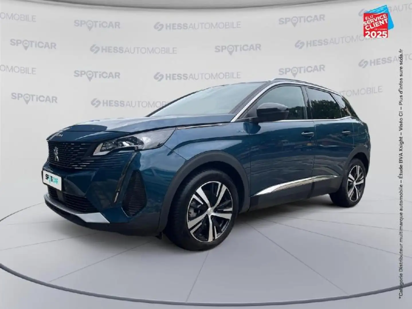 Peugeot 3008 HYBRID 225ch GT e-EAT8 Bleu - 1