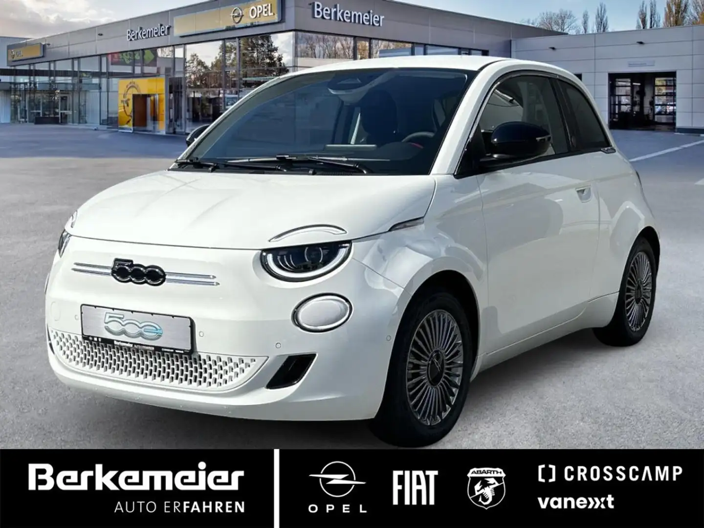 Fiat 500e 3+1 RED 🌟 Extra Tür/LED / Kamera / Sitzheizung🌟 Weiß - 1