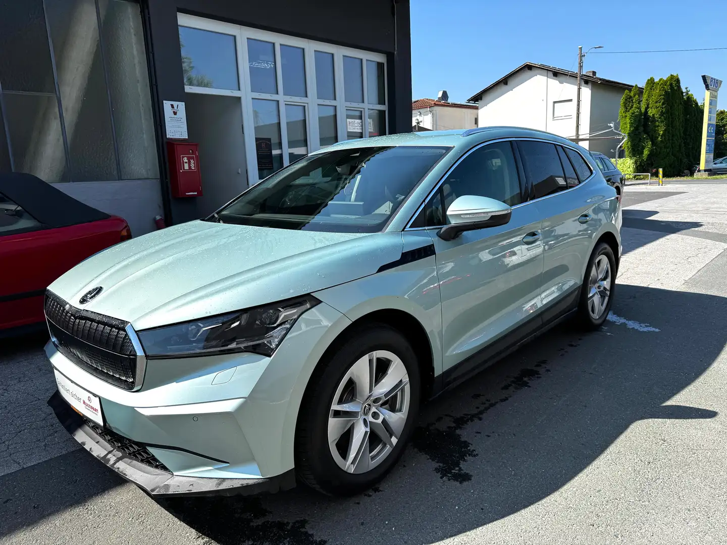 Skoda Enyaq iV 85x 82kWh *Wärmepumpe; AHK; MATRIX uvm.* Zilver - 1
