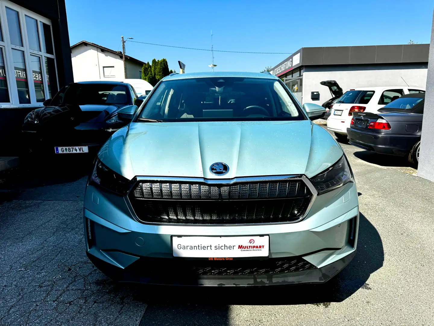 Skoda Enyaq iV 85x 82kWh *Wärmepumpe; AHK; MATRIX uvm.* Zilver - 2