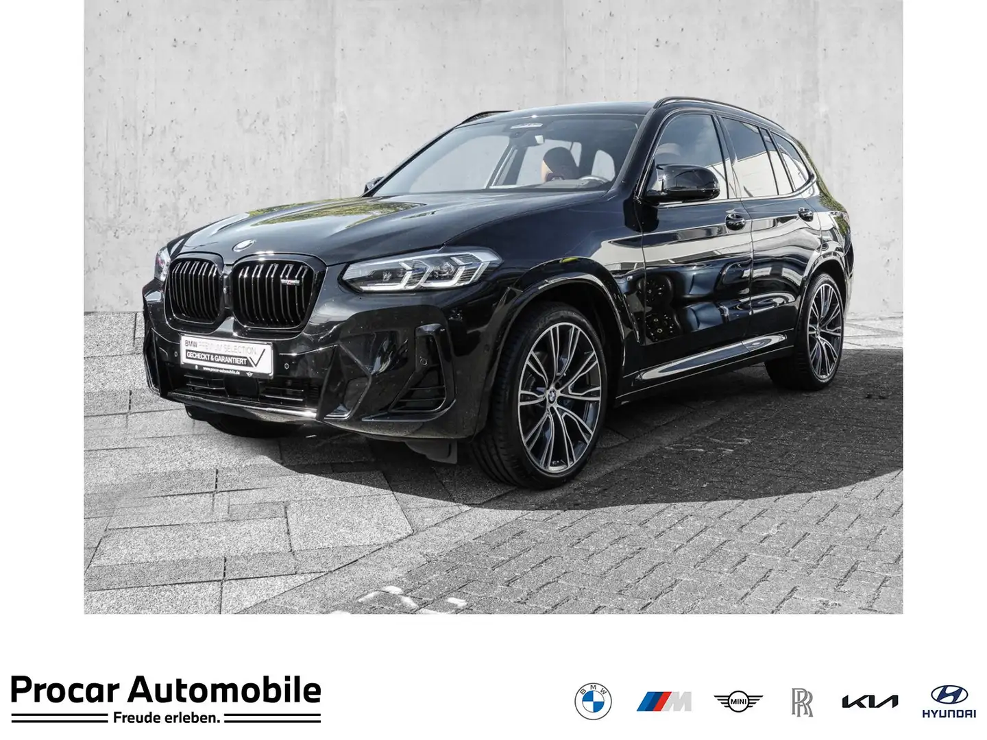 BMW X3 M 40i HEAD-UP+PANO+AHK Nero - 1