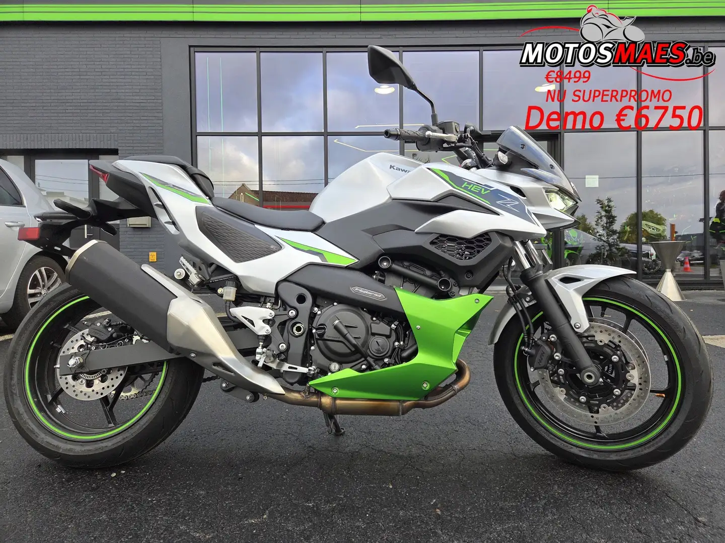 Kawasaki Z7 Hybrid Demo Argent - 1