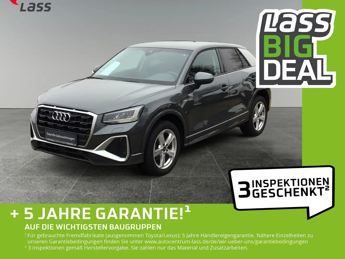 Audi Q2 35 1.5 TFSI S-Line +Allwetter+LED+Navi! Gris - 1