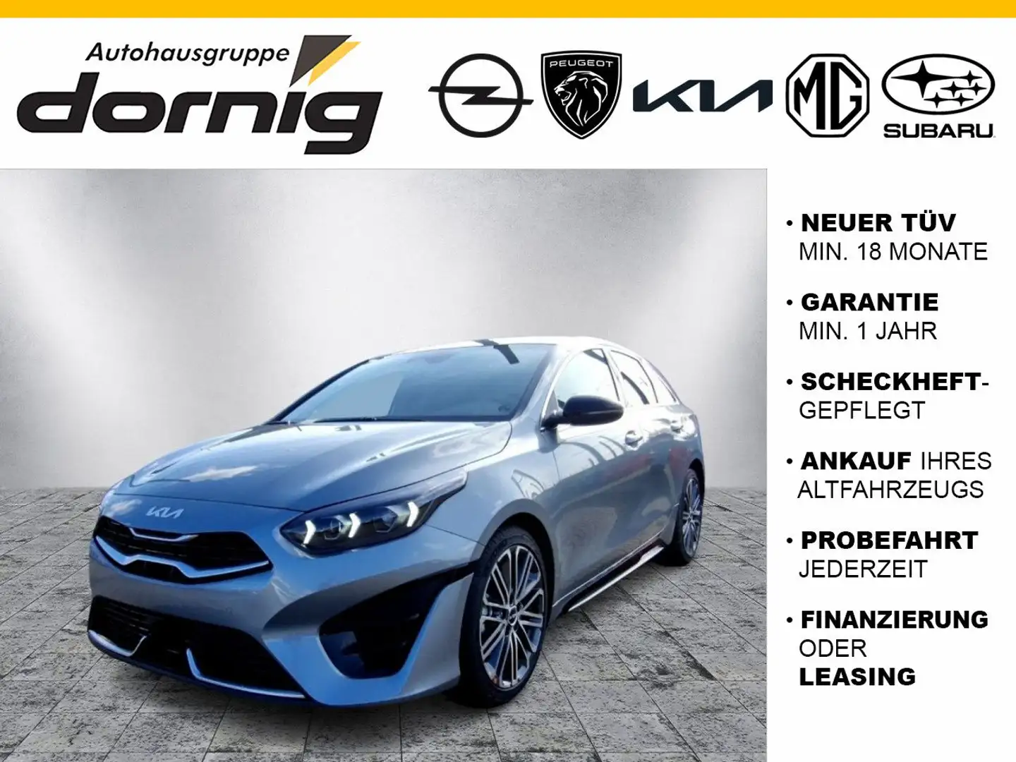 Kia ProCeed / pro_cee'd ProCeed 1.5T-GDi 140 GT-Line DCT7 Silber - 1