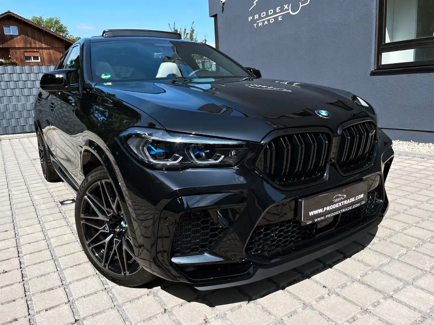 BMW X6 M Individual*B&W*SKYLounge*TV*Massage*Carbon* Czarny - 1