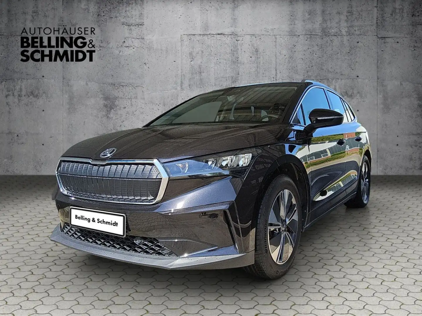 Skoda Enyaq 80 Navi AHK LED Climatronic ParkPilot Klima Negro - 1