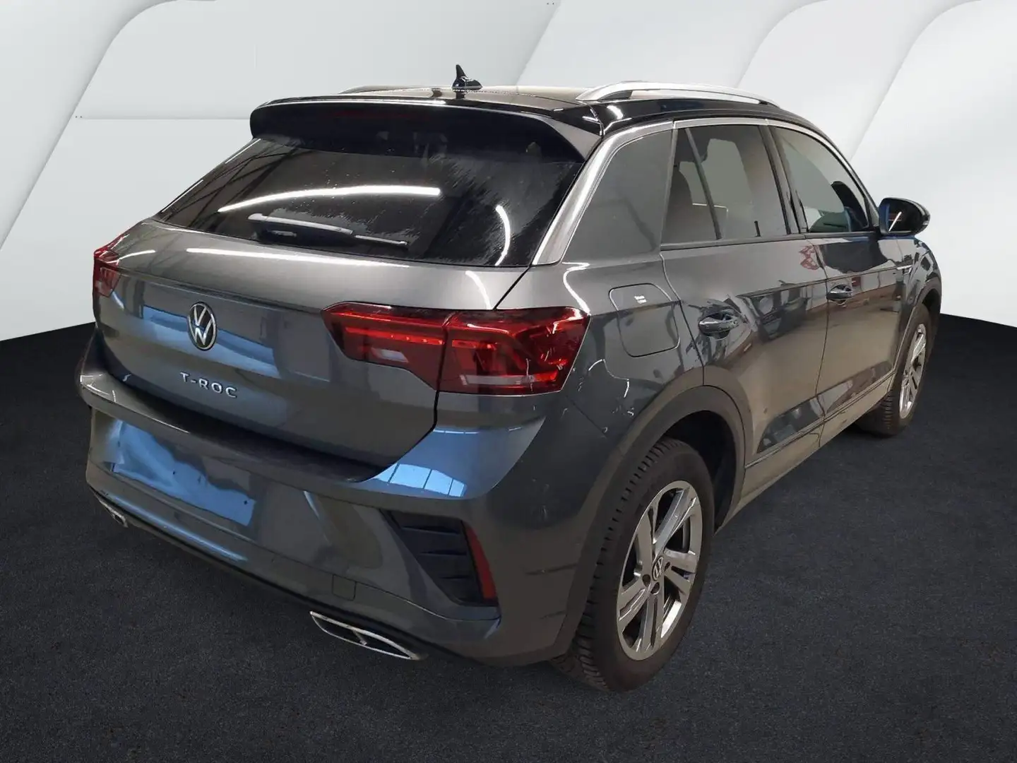 Volkswagen T-Roc 1.5 TSI DSG R-Line Navi Sprachbedienung Sp Grau - 2
