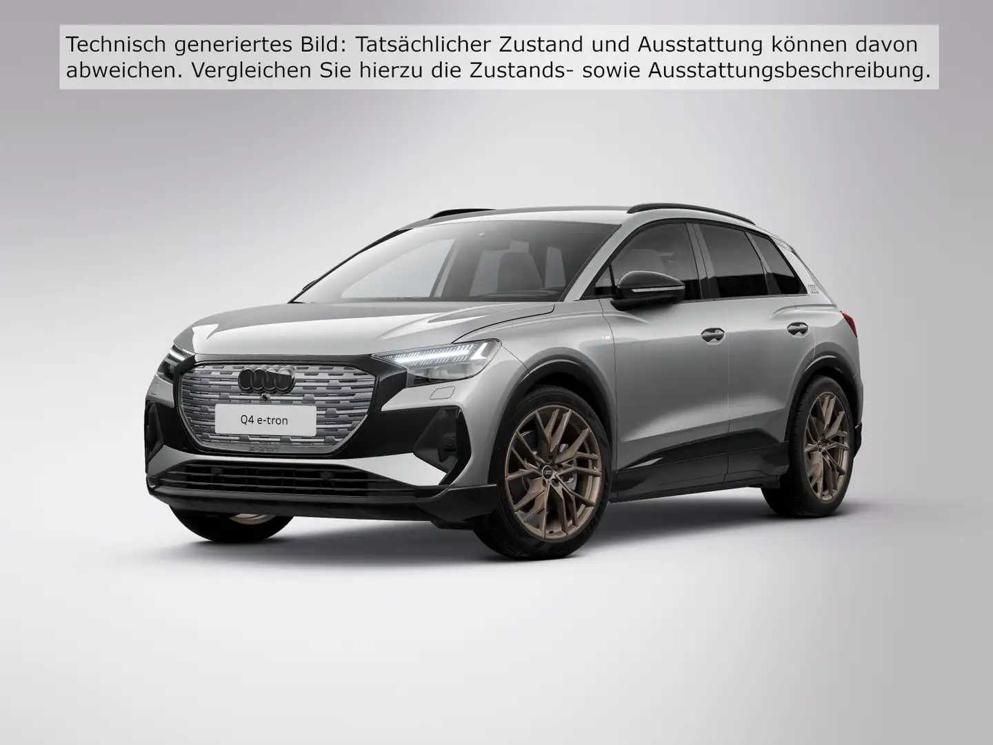 Audi Q4 e-tron 50 quattro SONOS Wärmepume Head-up Grau - 2