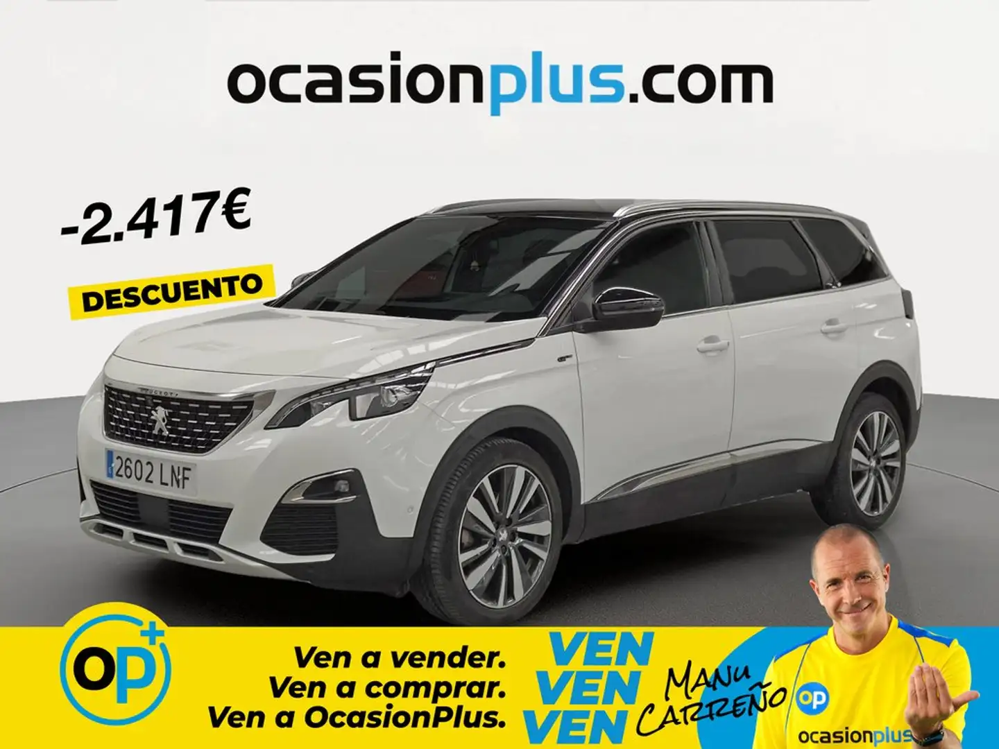 Peugeot 5008 2.0BlueHDi S&S GT EAT8 180 Blanco - 1