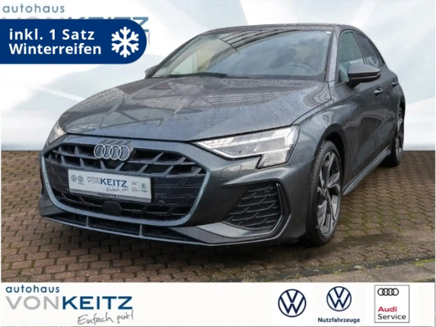 Audi A3 Sportback 35 TFSI S line +WR+RFK+SHZ+HUD+NAV++ Grau - 1