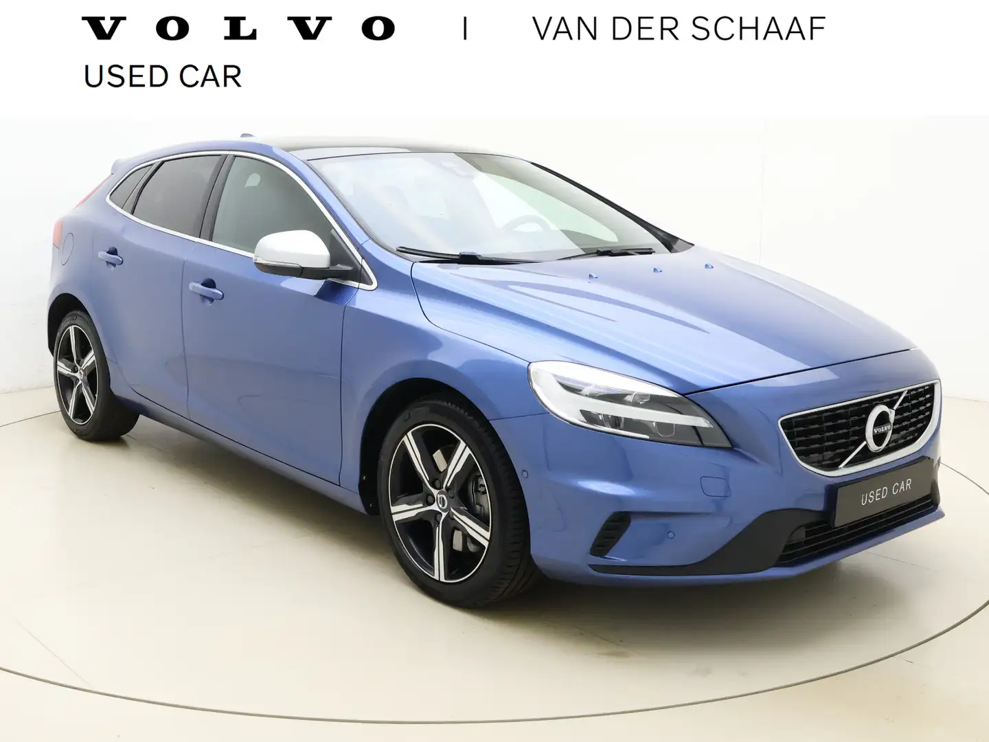Volvo V40 T4 190pk Automaat Business Sport / Lederen bekledi Blauw - 1