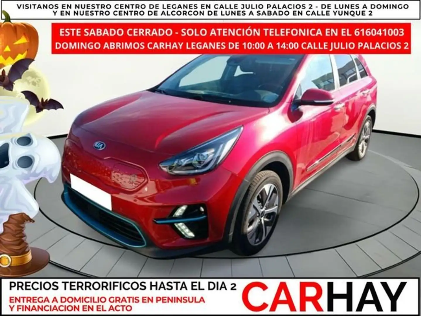 Kia e-Niro Emotion Long Range Rojo - 1