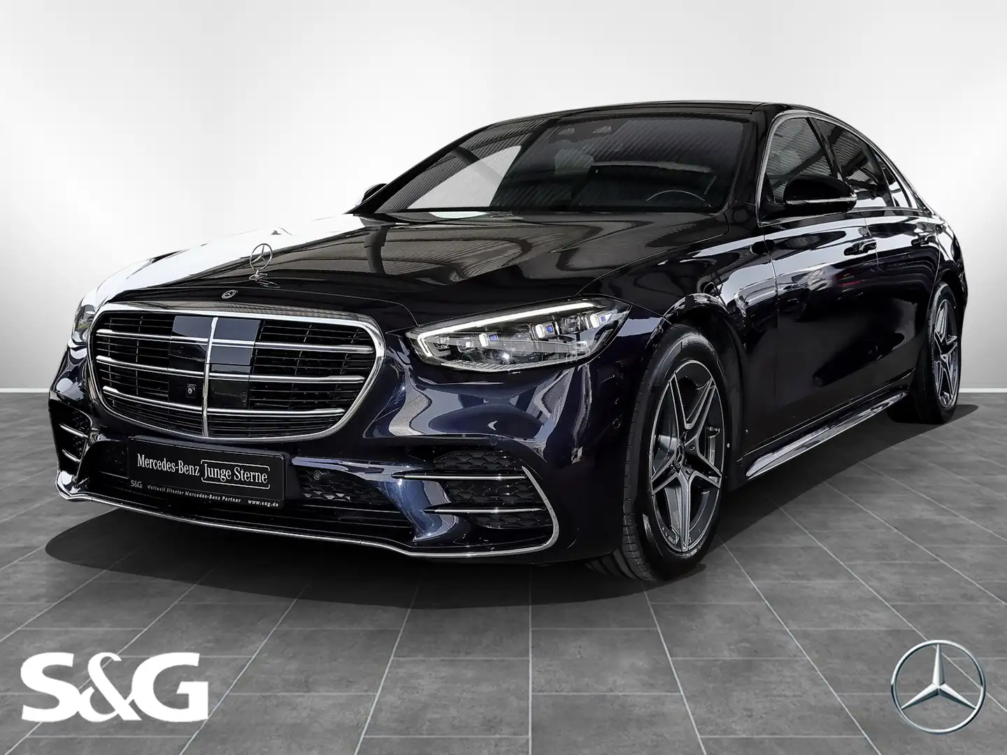 Mercedes-Benz S 400 d 4M AMG PANORAMA+DISTRONIC+MEMORY+360° Blu/Azzurro - 1
