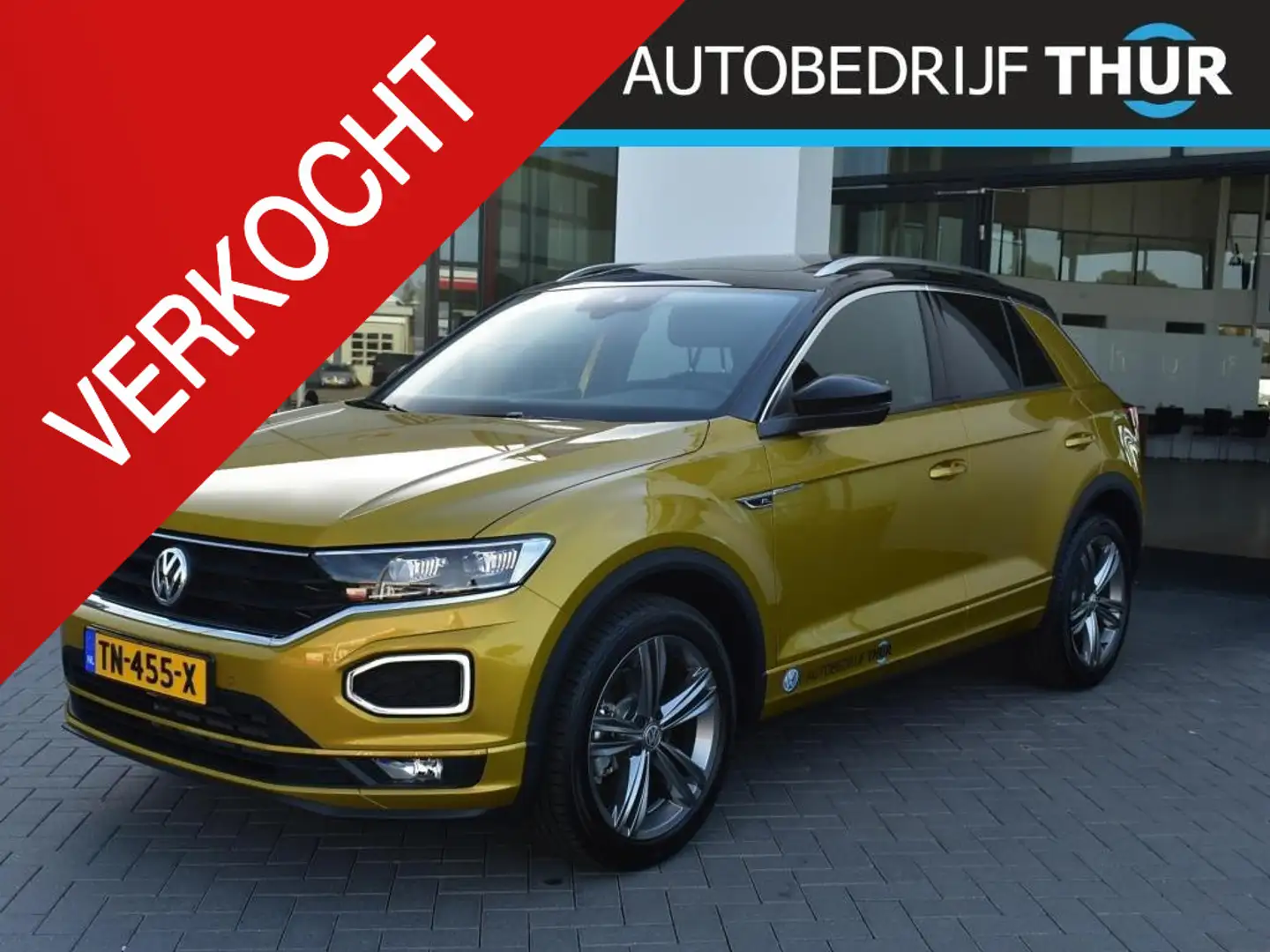 Volkswagen T-Roc 1.5 TSI achteruitrijcamera, advance pakket, car ne Jaune - 1