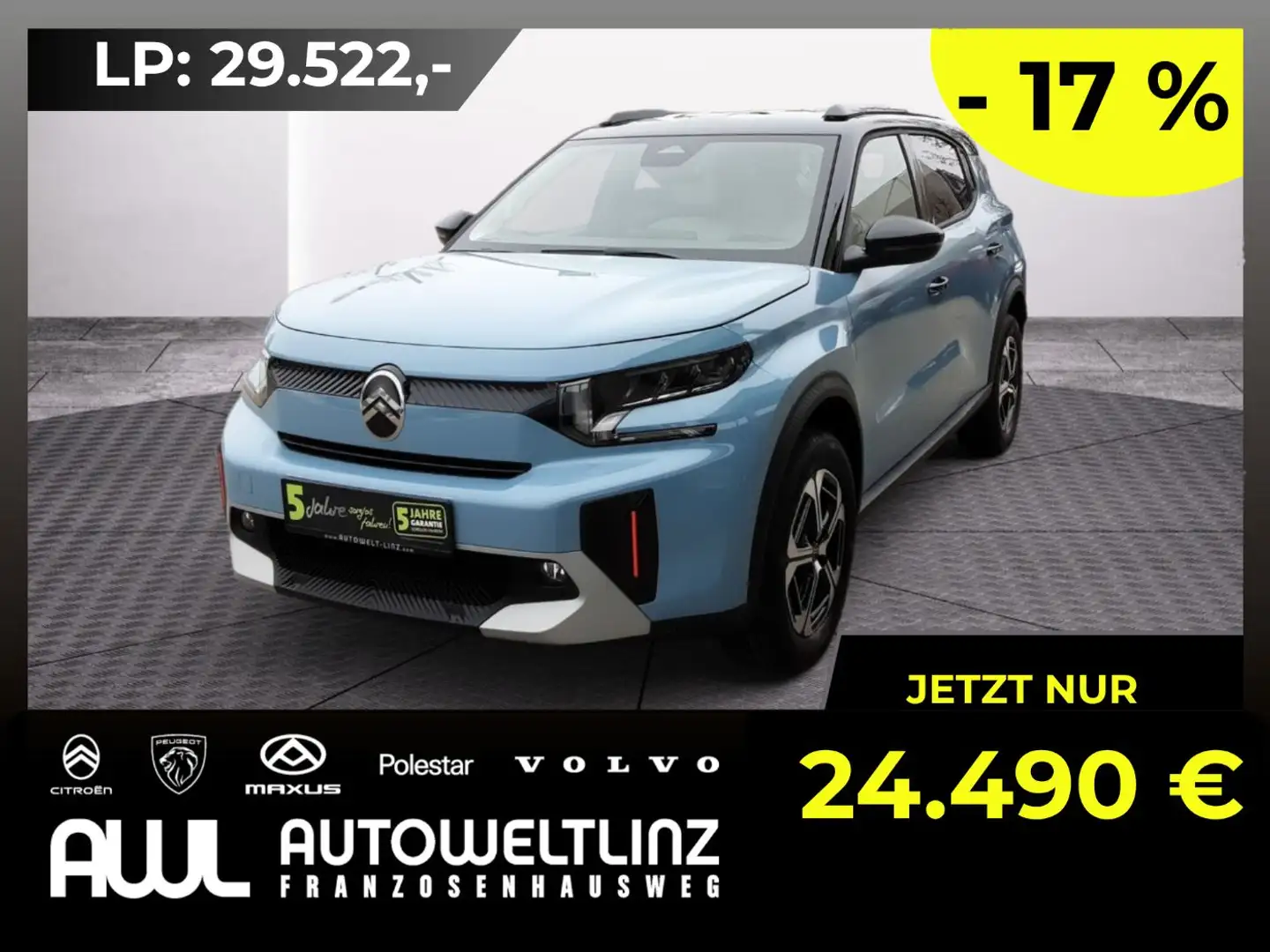 Citroen C3 Aircross 145PS MAX +TAGESZULASSUNG+ Grau - 1