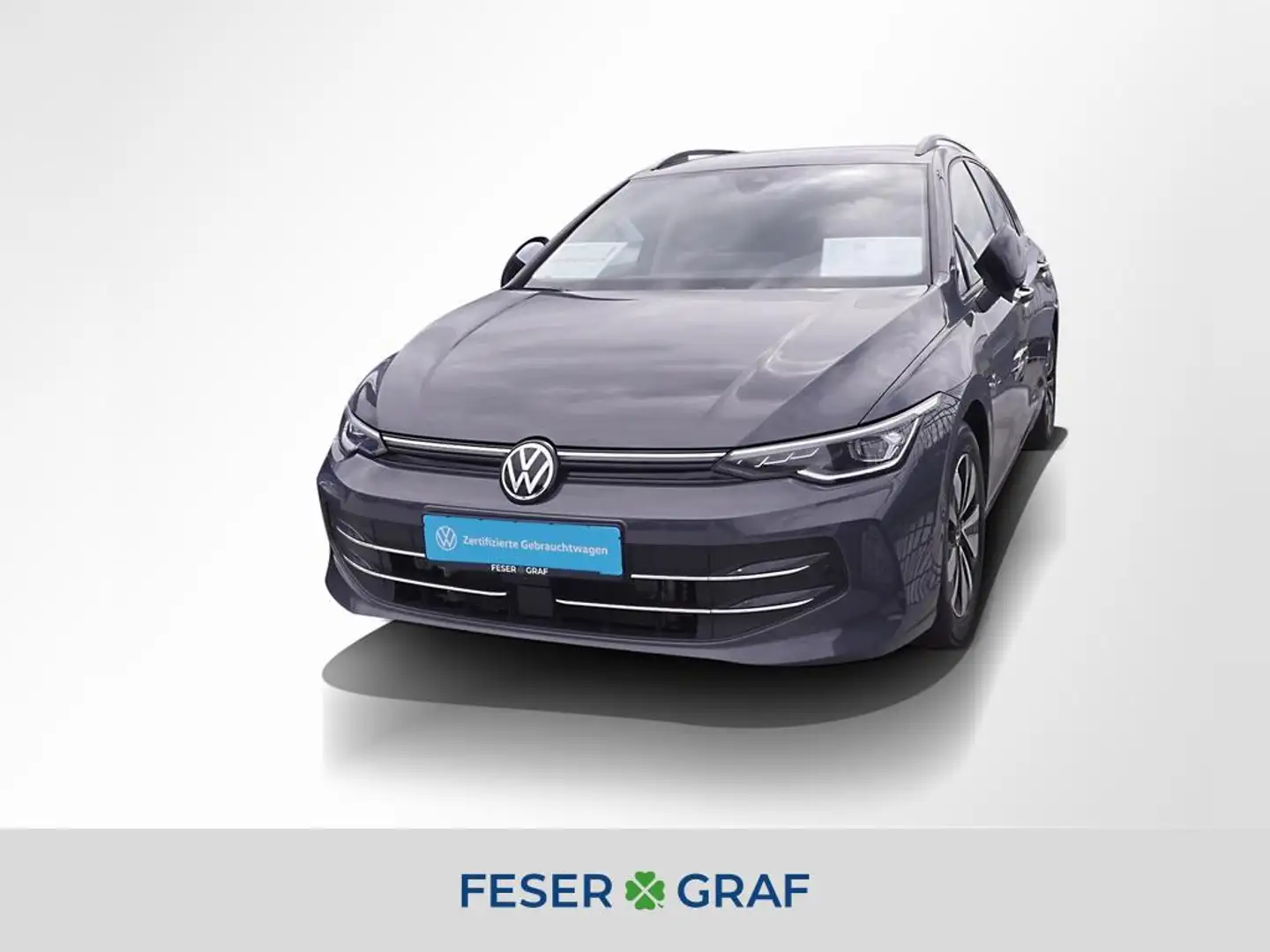 Volkswagen Golf 8 Var. 1.5 TSI Goal 360° AHK LED Navi Sitzh. Grau - 1