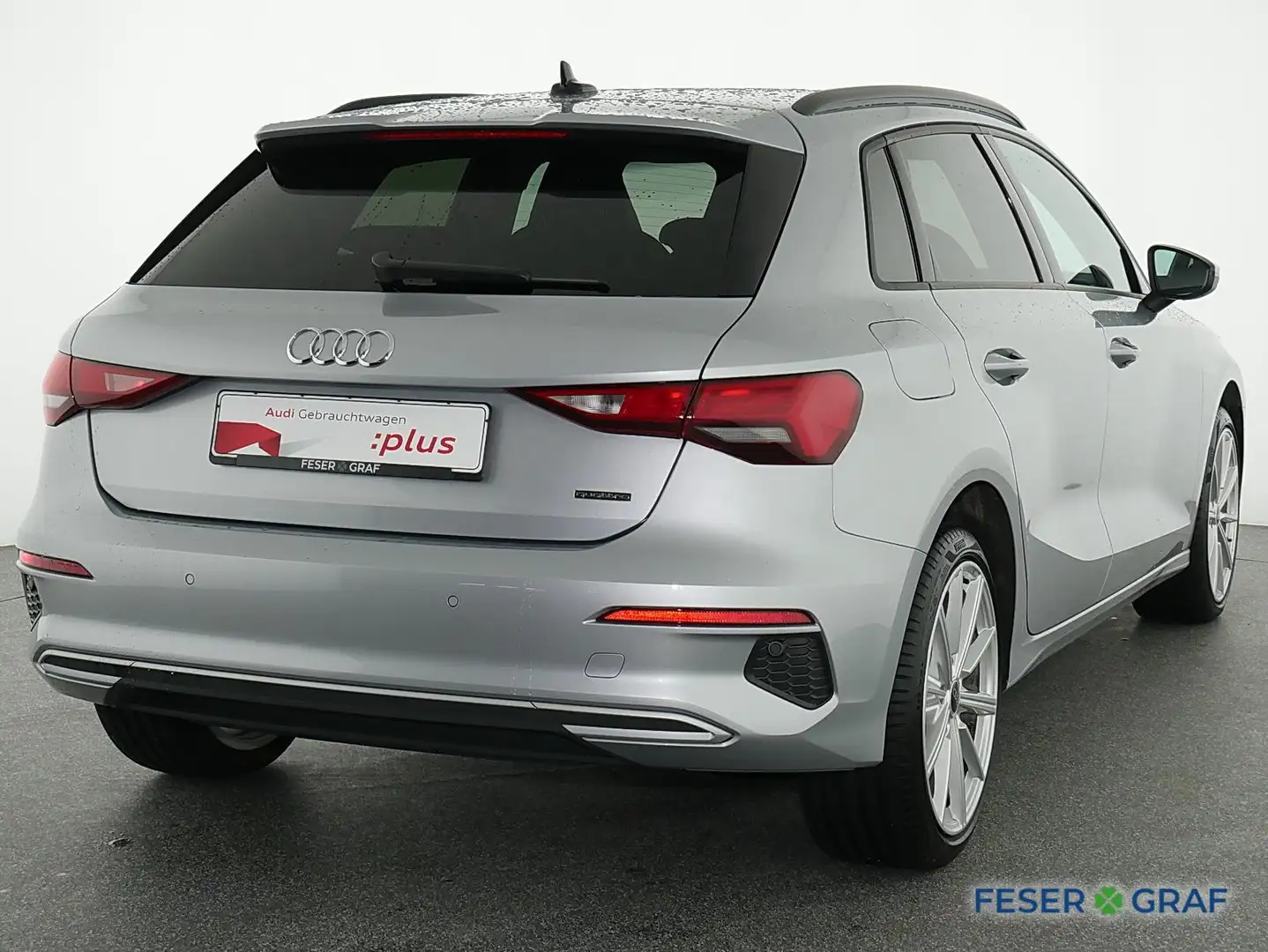 Audi A3 advanced 40 TDI qu S tronic B&O,Sportsitze,PDC Plateado - 2