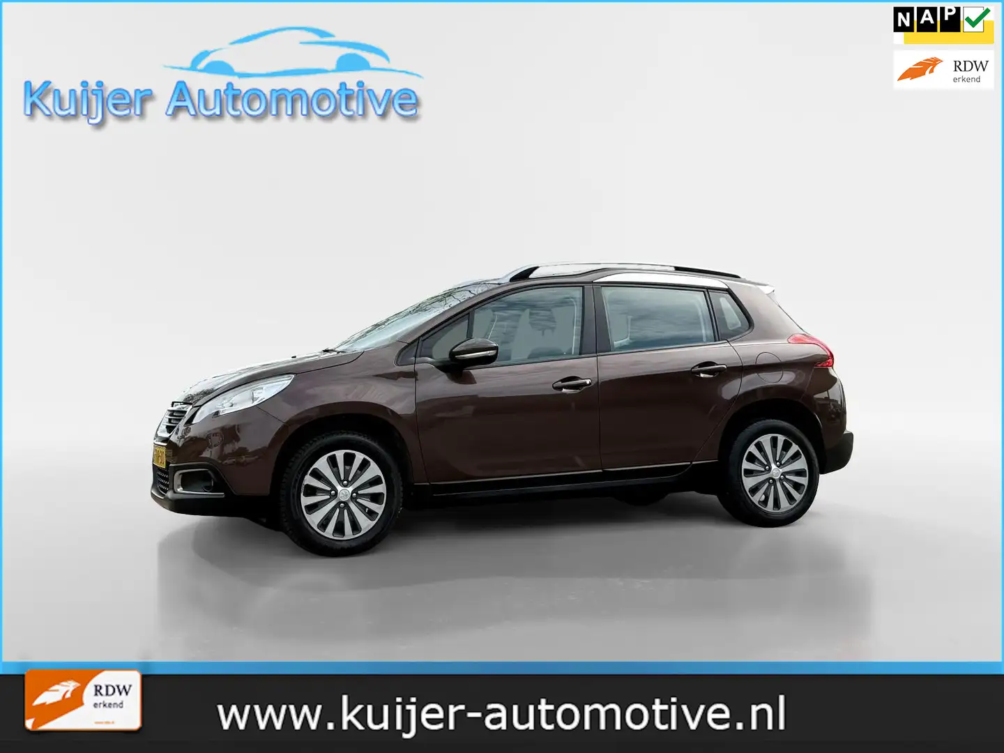 Peugeot 2008 1.2 VTi Active Pack Premium Automaat | Pano | Navi Bruin - 1