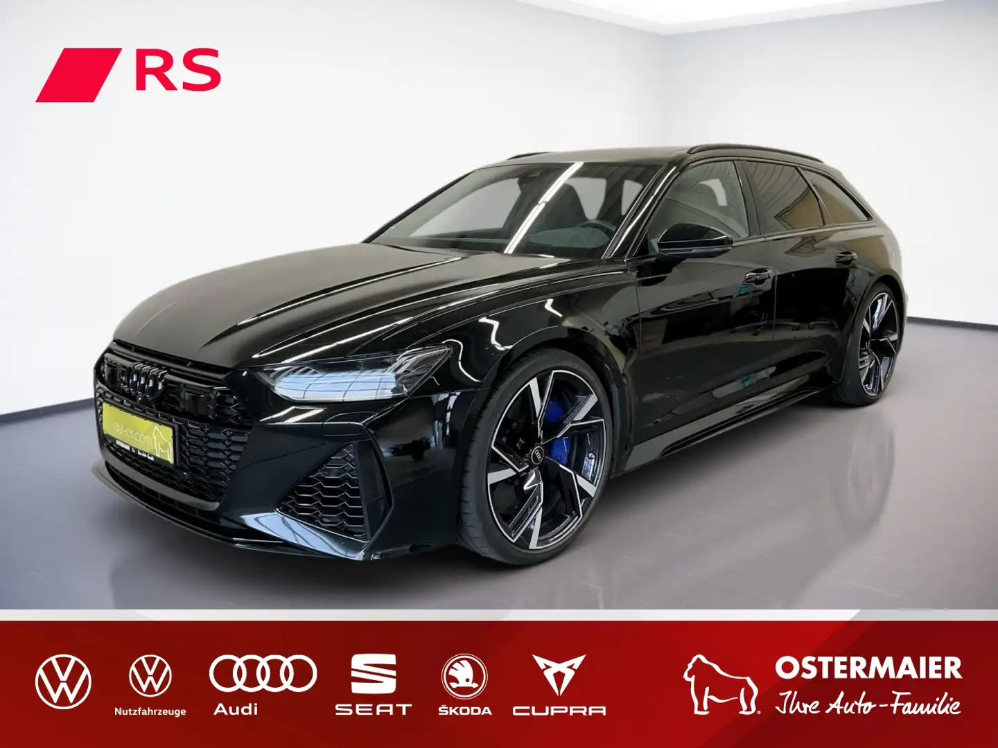 Audi RS6 Avant 4.0TFSI 600PS NP.171 22 .DYNAMIK+305kmh.PANO Schwarz - 1