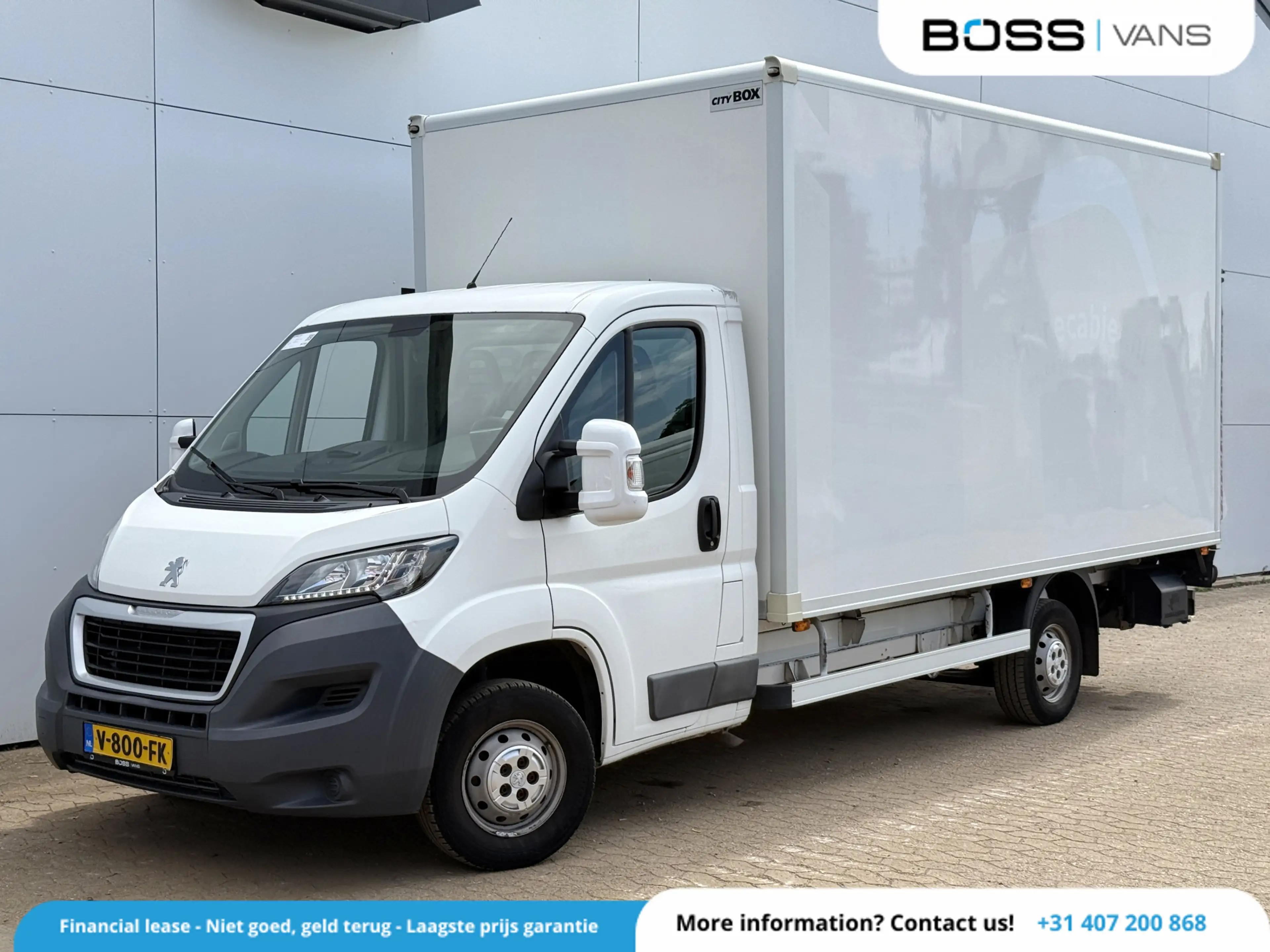 Peugeot Boxer 2.0 130PK Bakwagen Laadklep Navigatie Camera Airco