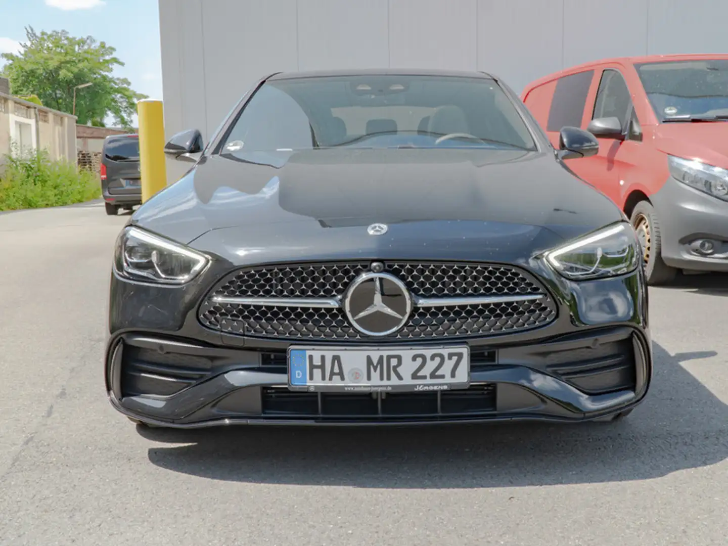 Mercedes-Benz C 200 AMG-Sport/Pano/Burm/360/Memo/Winter Noir - 2