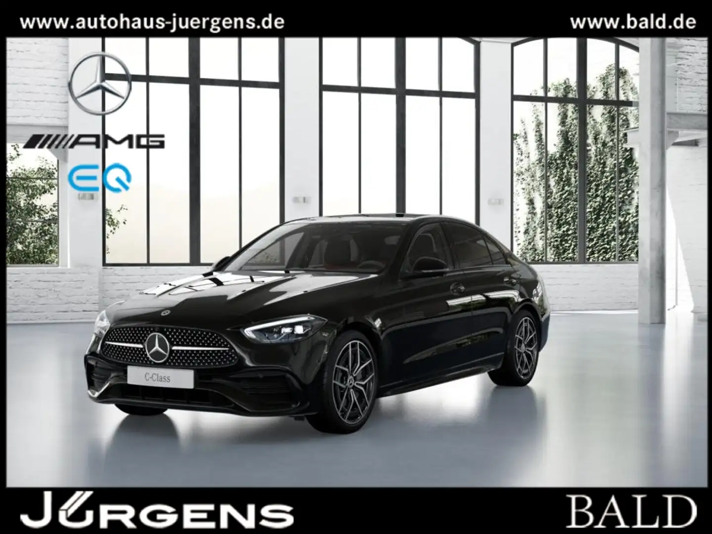 Mercedes-Benz C 200 AMG-Sport/Pano/Burm/360/Memo/Winter Nero - 1