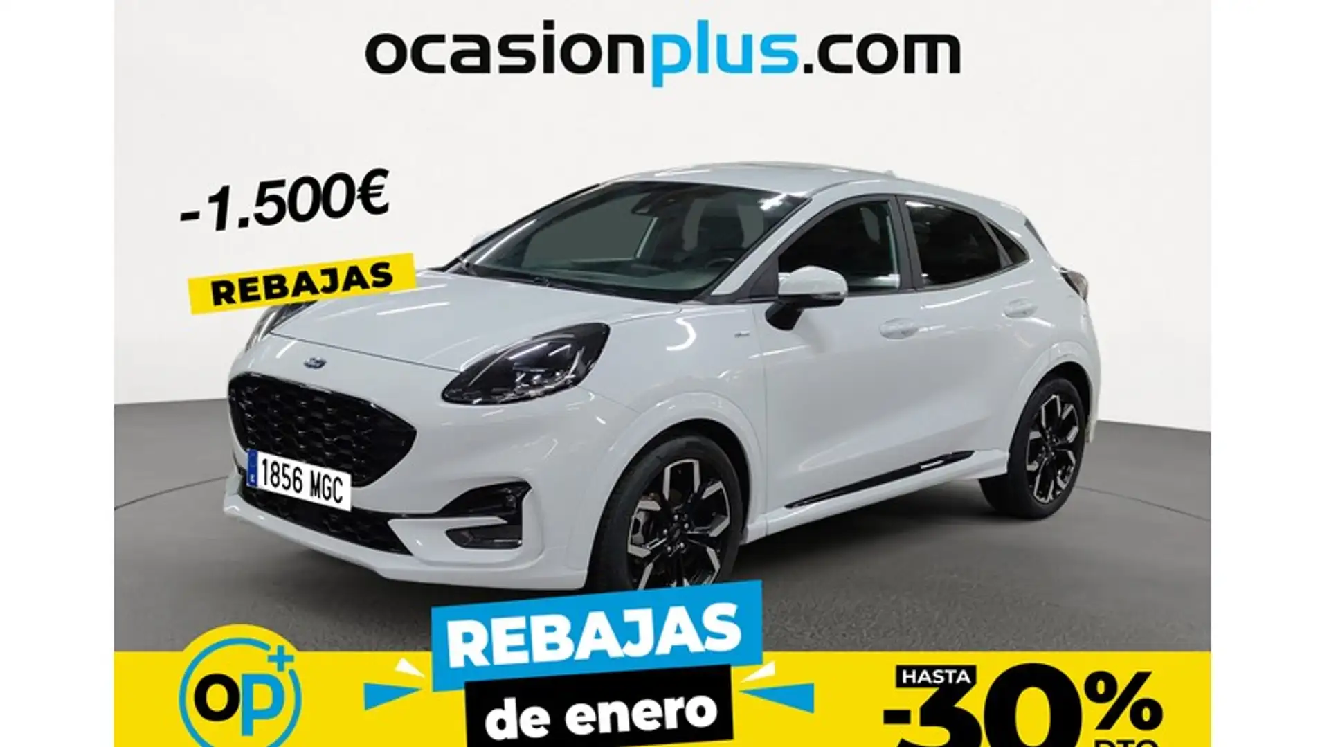 Ford Puma 1.0 EcoBoost MHEV ST-Line X 125 Blanc - 1