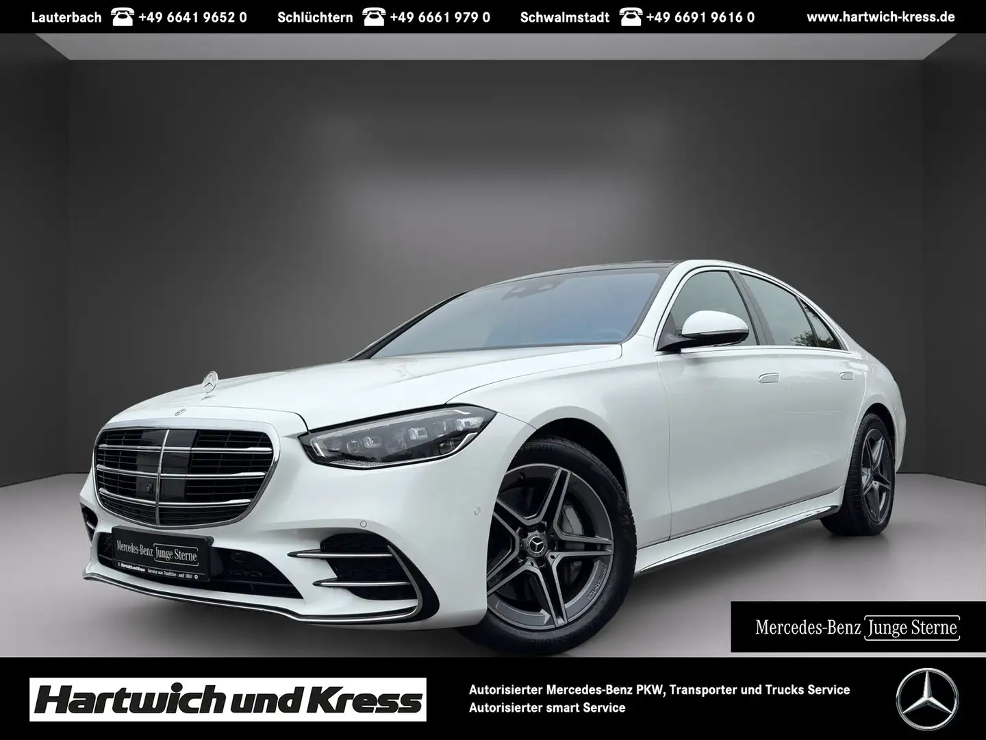 Mercedes-Benz S 580 S 580 AMG Line 4M+E-ActiveBodyControl+Pano+DIGITAL LIGHT+Chaffeurpaket+HA-Lenkung Wit - 1
