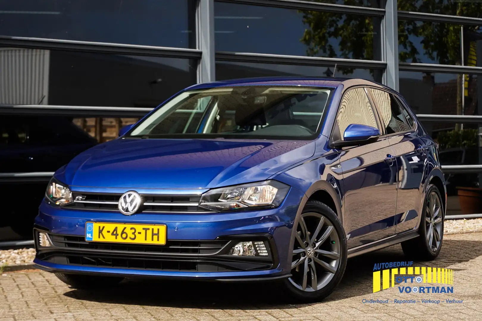 Volkswagen Polo 1.0 TSI Highline R-line |PDC|Camera| Blauw - 1