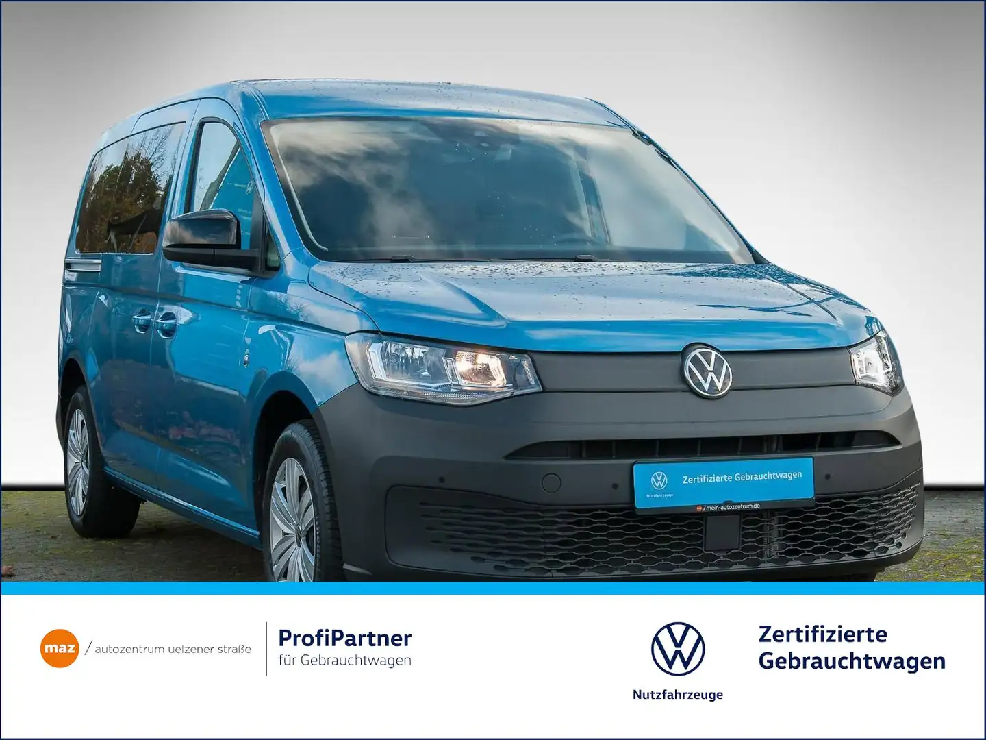 Volkswagen Caddy Maxi Life 2,0 TDI Klima Radio Standheizung 7 Blau - 1
