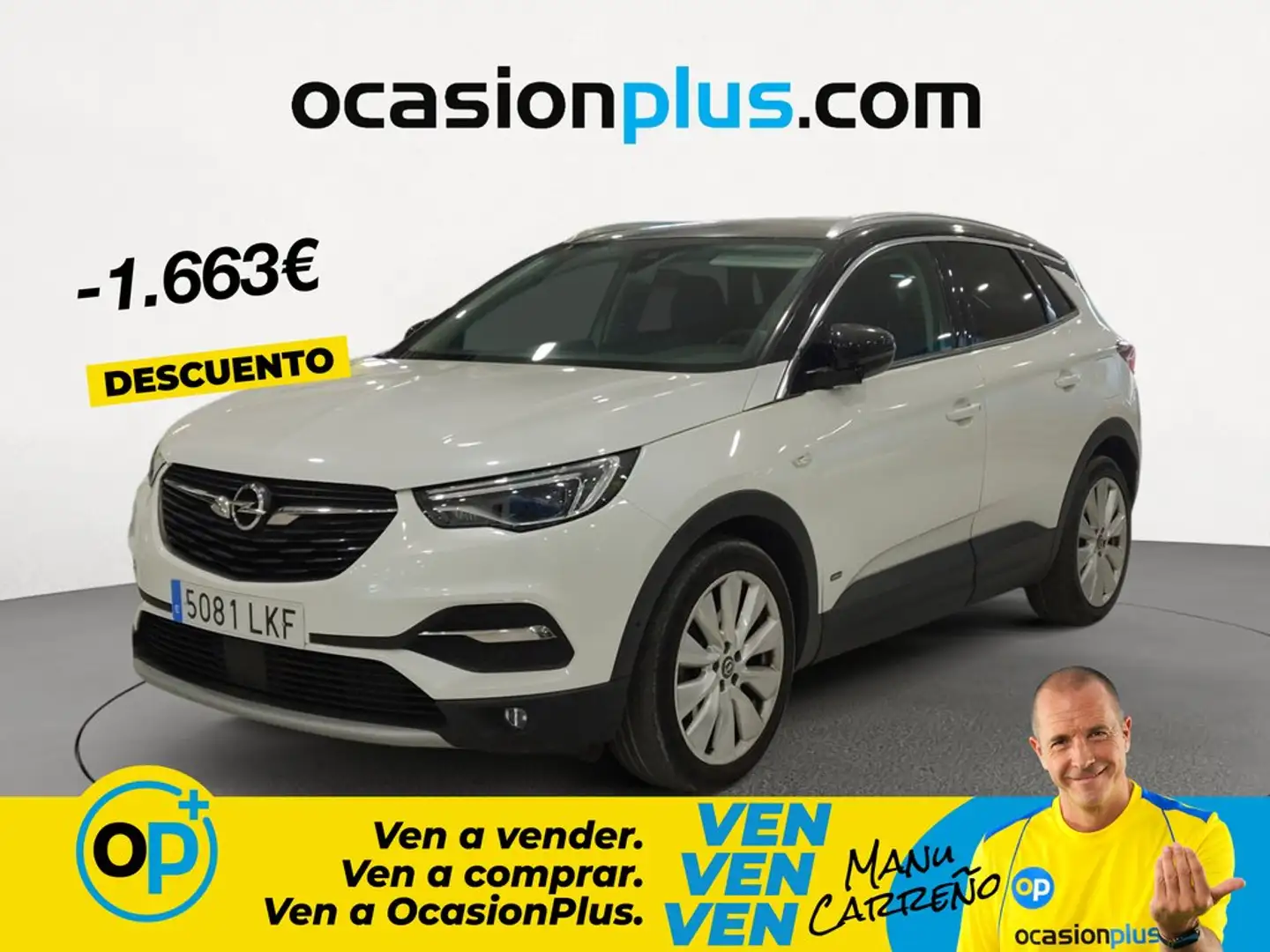 Opel Grandland X PHEV 1.6 Turbo Ultimate AT8 4x4 Blanco - 1