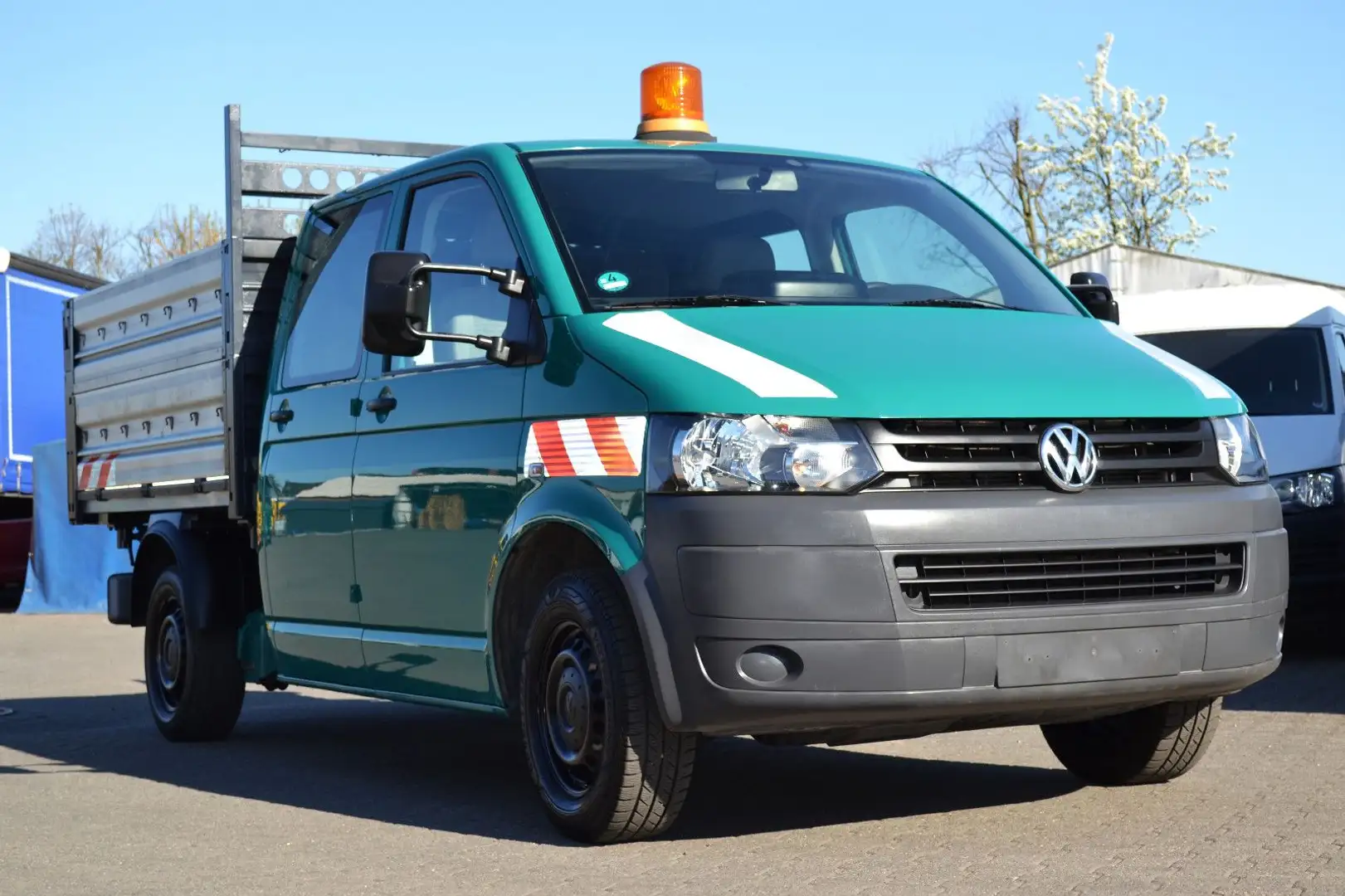 Volkswagen VW T5 2,0 TDI Kipper 4x4 Allrad 4 Motion Grün - 2