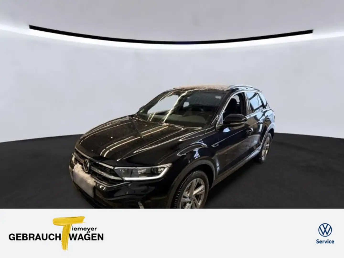 Volkswagen T-Roc 1.0 TSI R-LINE AHK KAMERA LED+ NAVI ERGO-A Schwarz - 1