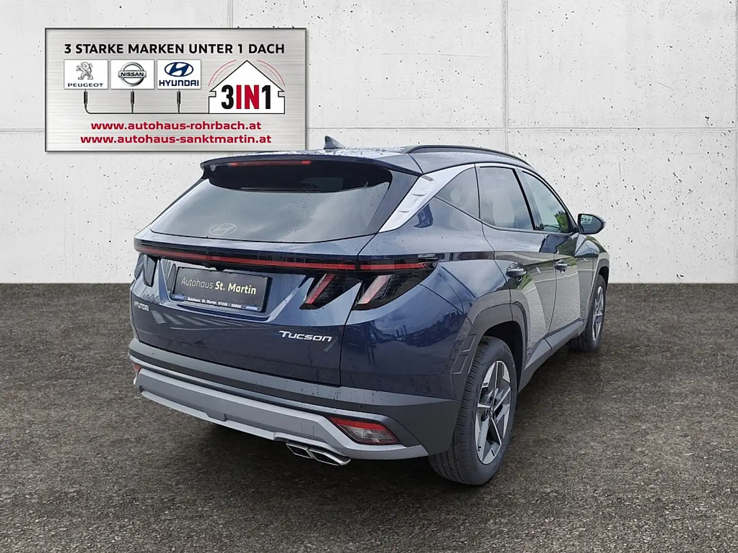 Hyundai TUCSON Tucson 1,6 T-GDI 2WD Go! Blau - 2