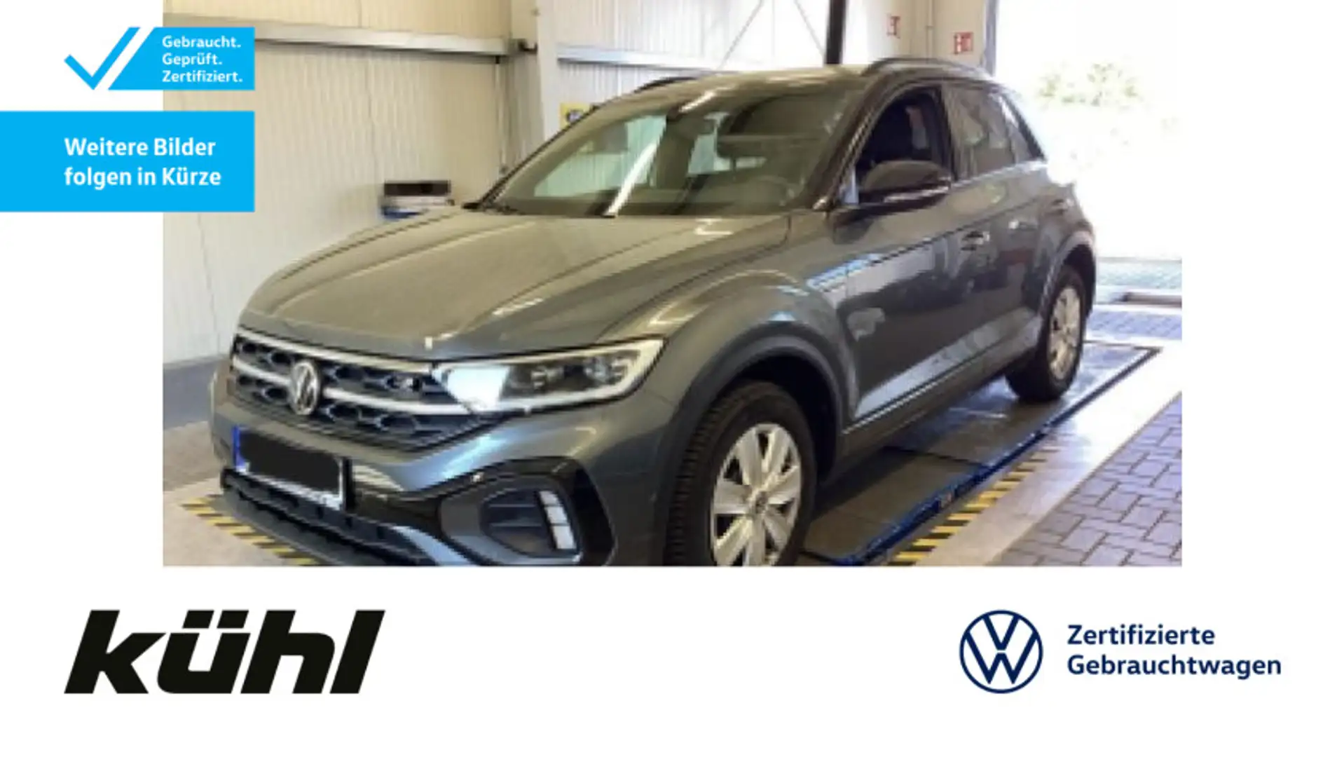 Volkswagen T-Roc 1.5 TSI DSG R-Line Black Style IQ.Drive+Li Grau - 1