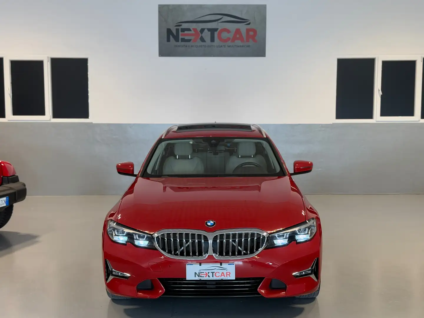 BMW 320 Touring xdrive Sport FULL, TETTO! PELLE! Červená - 2