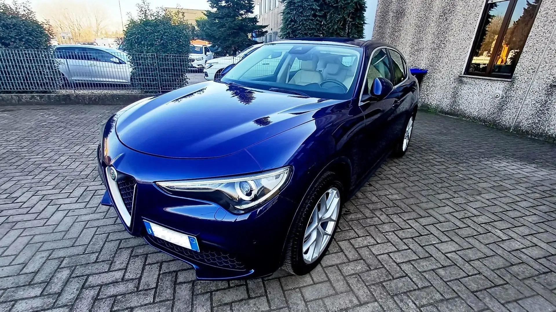 Alfa Romeo Stelvio 2.2 t Executive Q4 210cv Automatica-Pari al Nuovo! Blu/Azzurro - 2