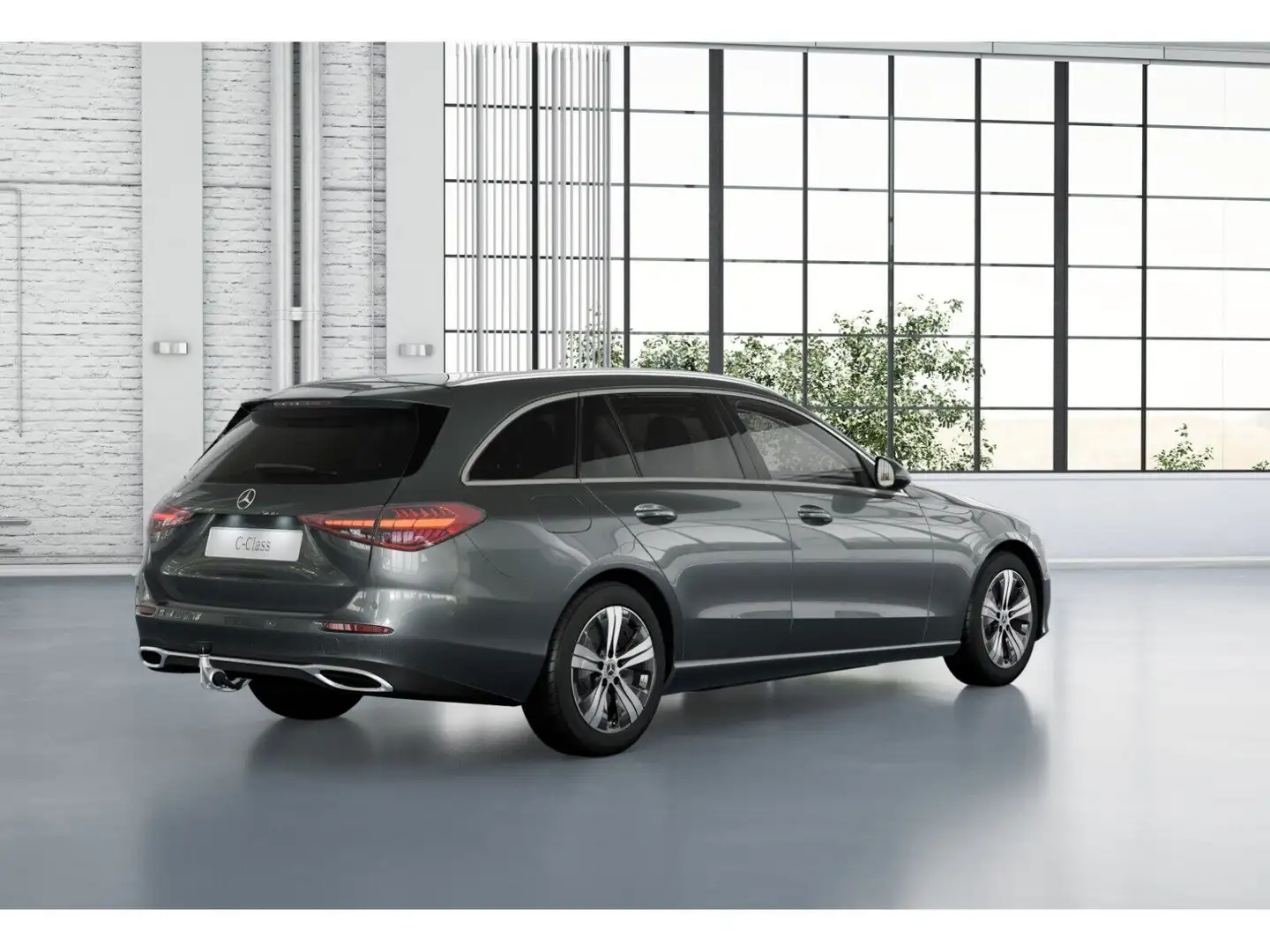 Mercedes-Benz C 180 T +Avantgarde+MBUX+KAMERA+AHK+Ambiente+SHZ Grijs - 2