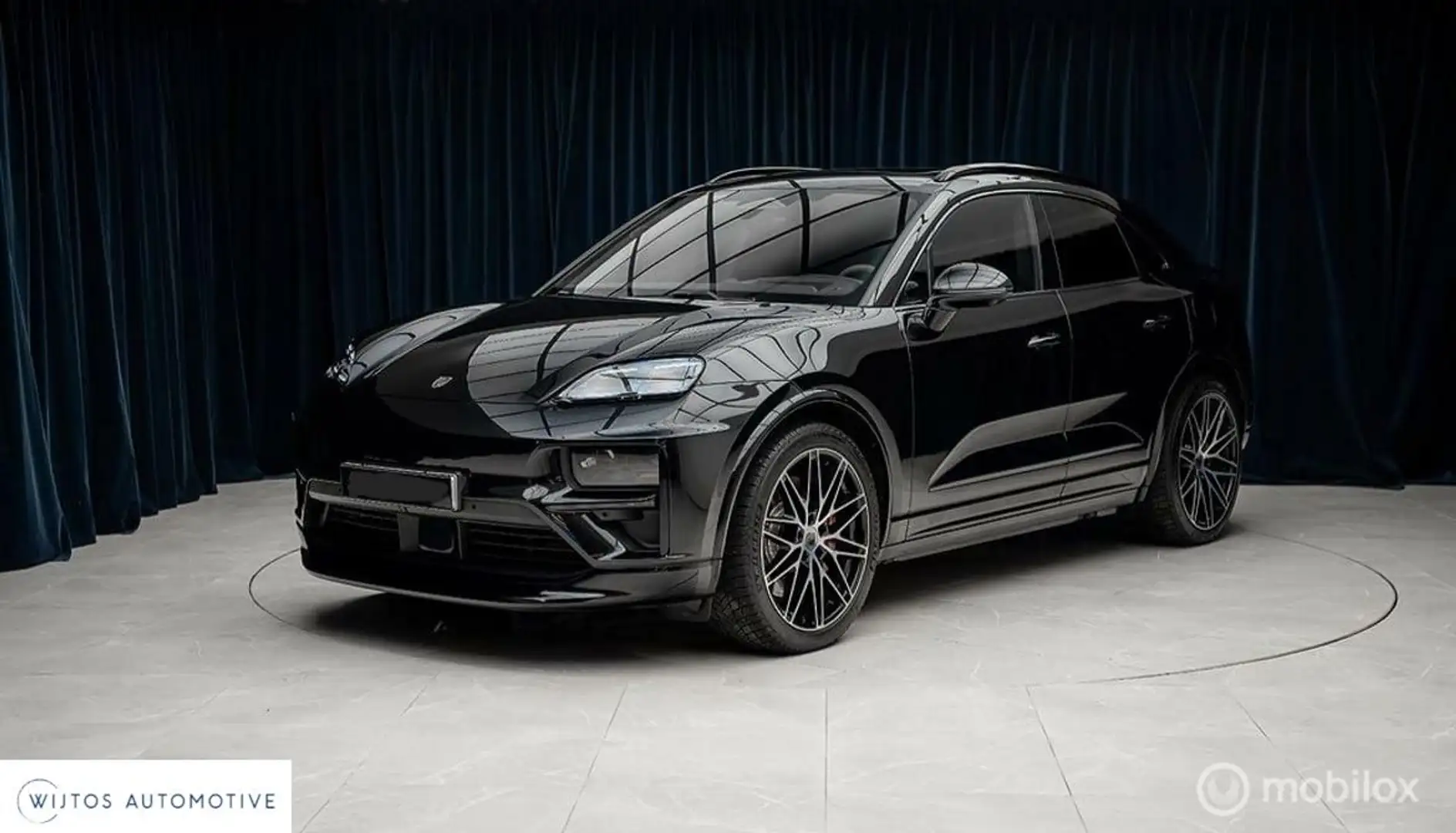 Porsche Macan Turbo 100 kWh 585pk, Burmester, Pano, luchtv. Noir - 1