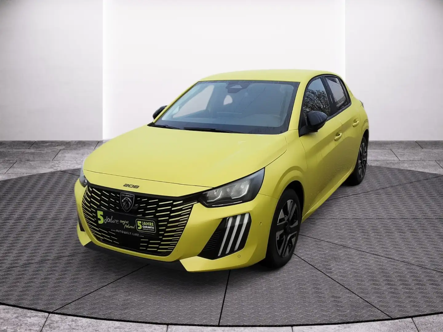 Peugeot 208 ALLURE Hybrid 110 Automatik Gelb - 2