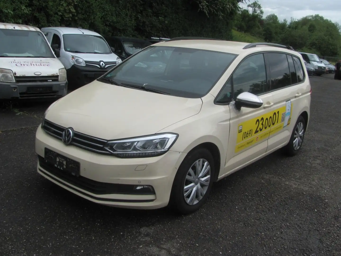 Volkswagen Touran 2.0 TDi DSG Taxi 7-Sitzer/Kamera/LED/Navi/PTS/SHZ Beige - 1