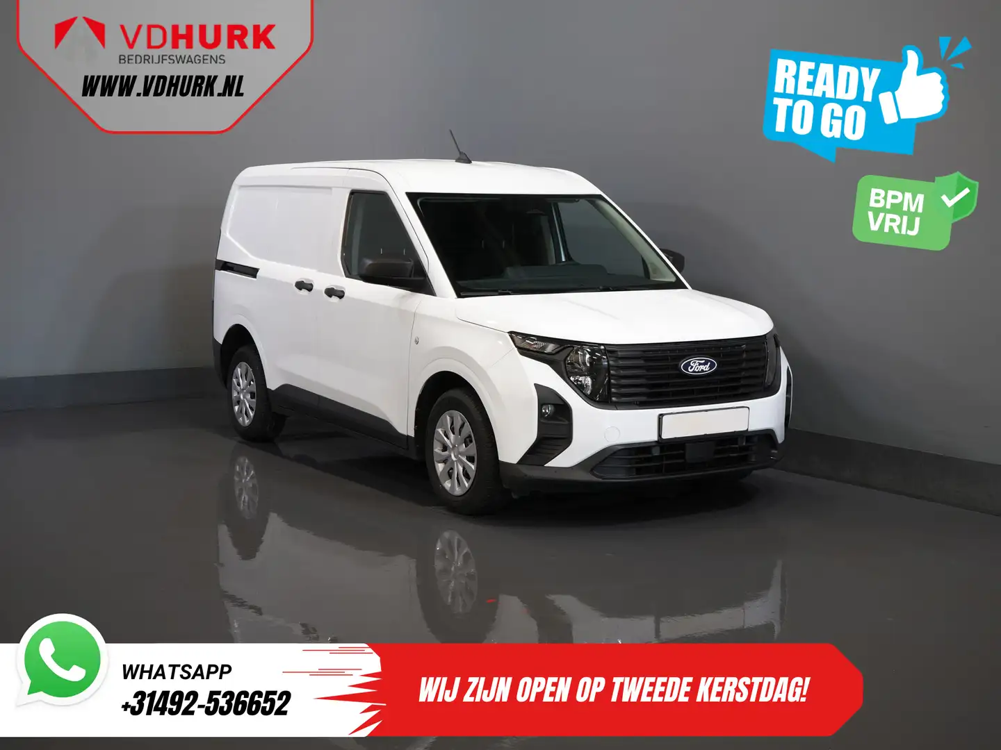 Ford Transit Courier 1.0 Trend 100 pk BENZINE BPM VRIJ! Garantie 05-202 Blanc - 1