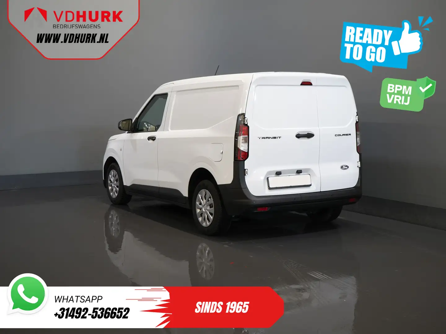 Ford Transit Courier 1.0 Trend 100 pk BENZINE BPM VRIJ! Garantie 05-202 Blanc - 2