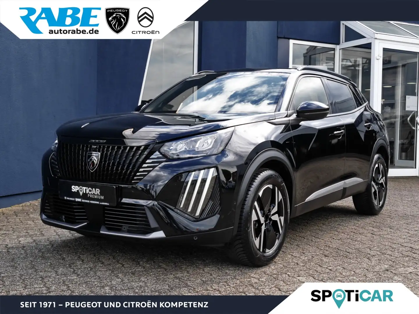 Peugeot 2008 Allure 130 PT Auto.+Navi+360 Kamera+LED Klima Noir - 1