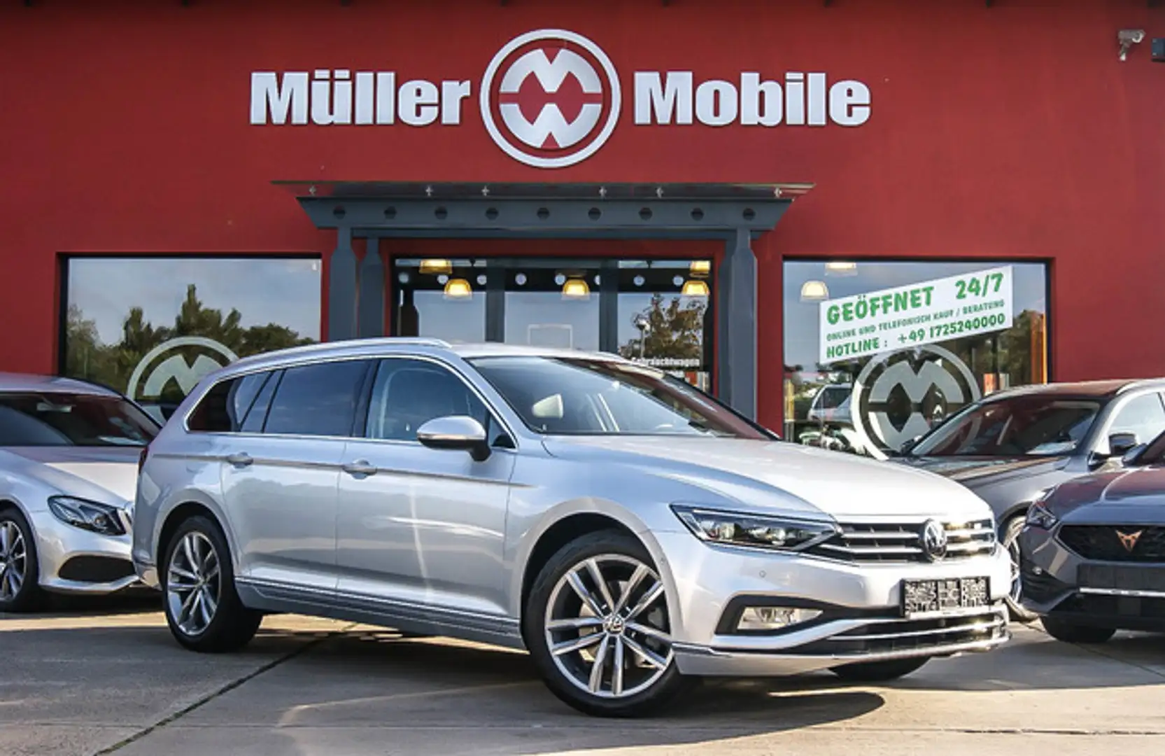 Volkswagen Passat Variant 2.0 TDI Elegance VIRTUAL MATRIX Argent - 1