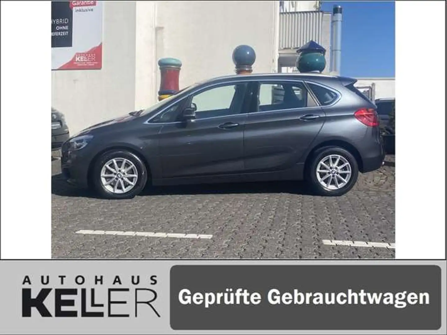 BMW 218 218i Active Tourer Advantage NAVI-AHK-SHZ-PDC Grau - 2