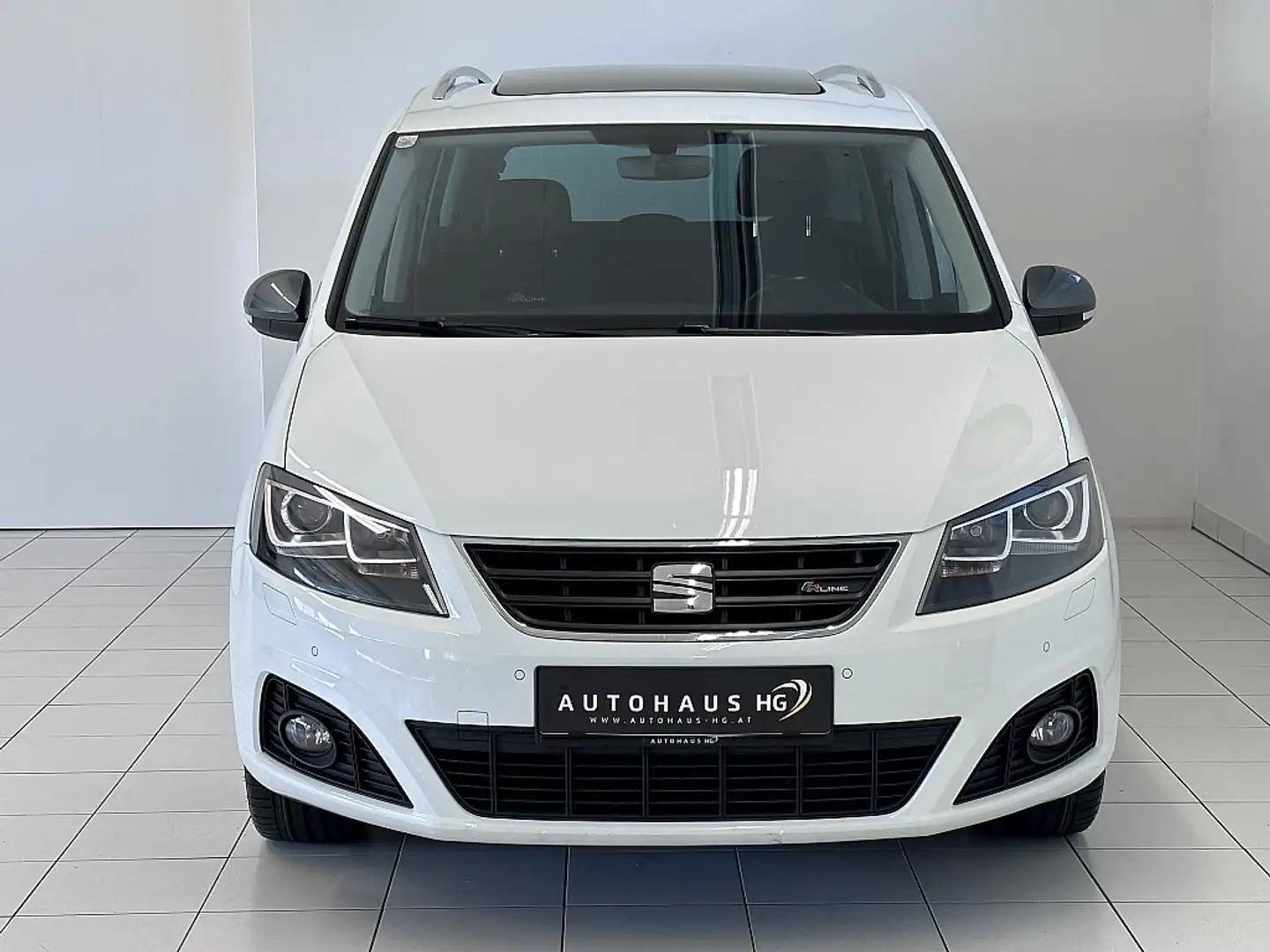 SEAT Alhambra FR 2,0 TDI CR*7-SITZER*AHK*PANO*R-KAMERA* Weiß - 2